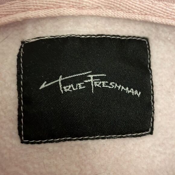 True Freshman TFMN Pink Hoodie Sweatshirt Size Large? Streetwear Hip Hop - Picture 2 of 12